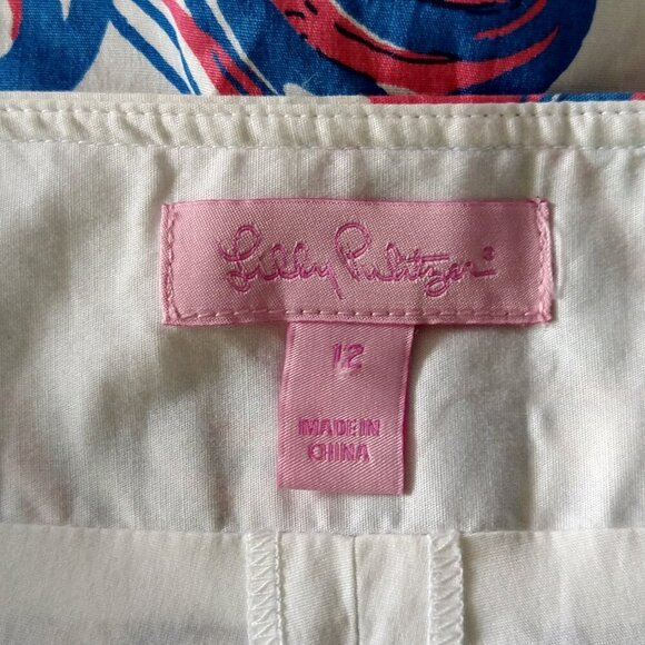 Lilly Pulitzer Size 12 Lynch Scale and Tails Skort Skirt Shorts New NWT - Picture 3 of 4